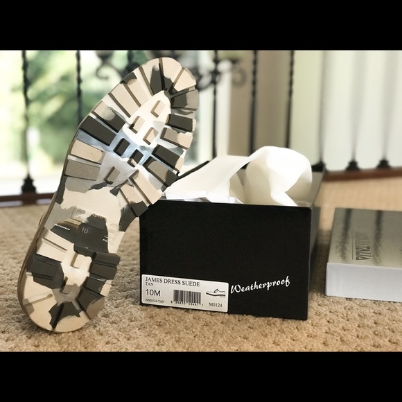 Aquatalia James dress suede shoe in tan - Picture 6 of 8